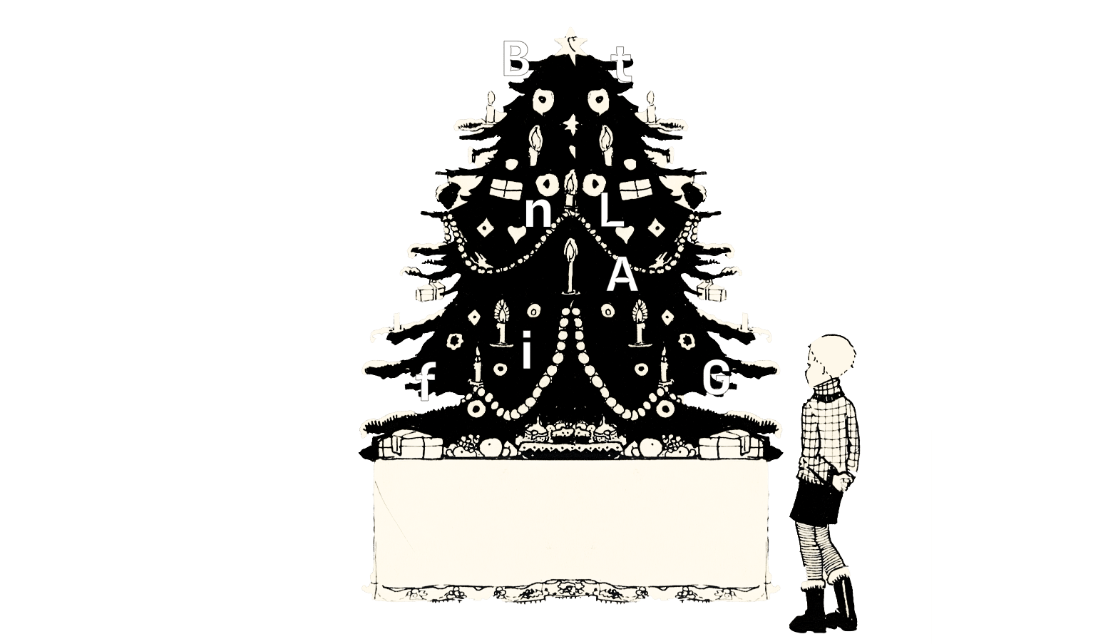 Iwan bij een kerstboom, C. Goes, in or before 1929, Rijksmuseum
