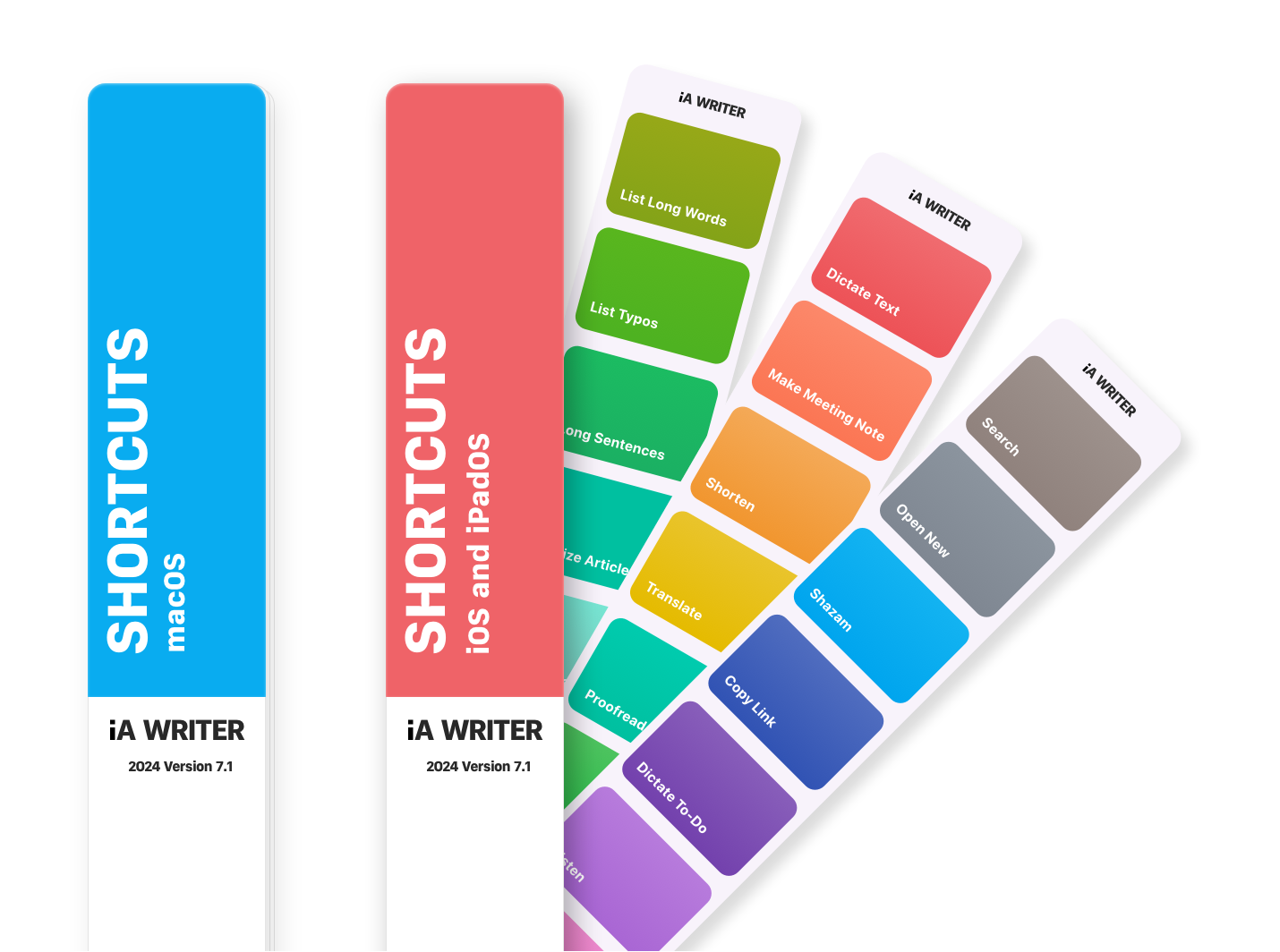 apple shortcuts iA Writer